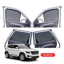 Load image into Gallery viewer, Kia Seltos Half Window Curtain/Car Sunshades - 4 Pieces