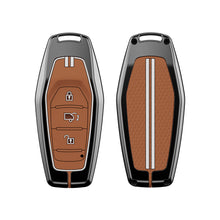 Load image into Gallery viewer, Zinc Alloy Metal Soft Silicon Key Case for Mahindra XUV - 500 Smart Key