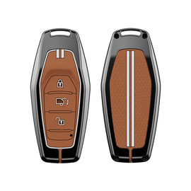 Zinc Alloy Metal Soft Silicon Key Case for Mahindra XUV - 500 Smart Key