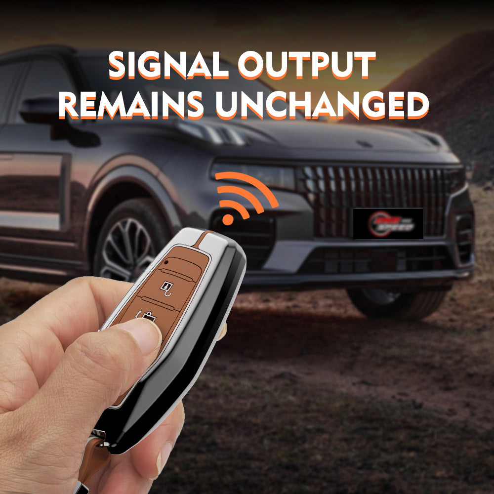 Zinc Alloy Metal Soft Silicon Key Case for Mahindra XUV - 500 Smart Key