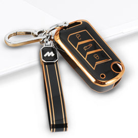 TPU Car Key Cover Fit for Mahindra New Scorpio-N | XUV 700 | New Thar | Xuv-300 | Scorpio | Bolero Flip Key