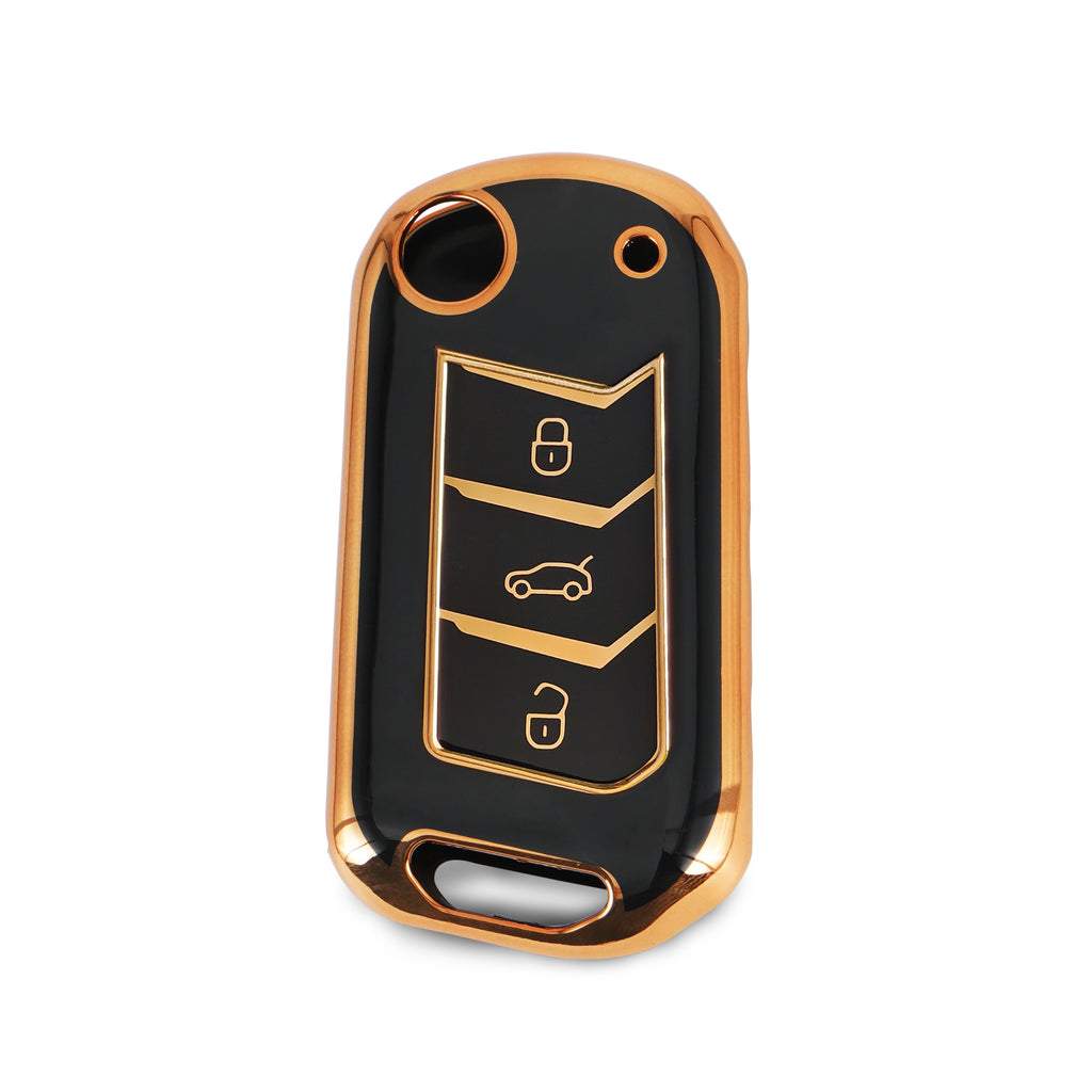 TPU Car Key Cover Fit for Mahindra New Scorpio-N | XUV 700 | New Thar | Xuv-300 | Scorpio | Bolero Flip Key