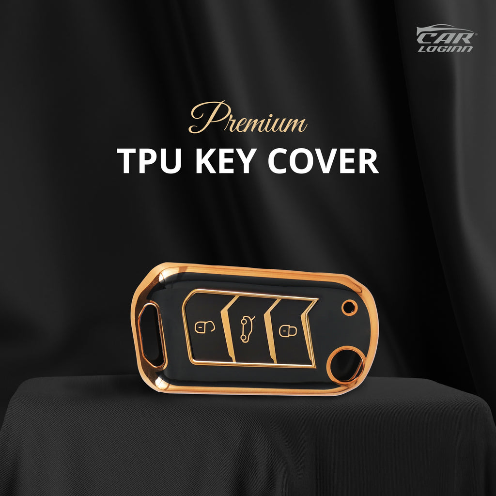 TPU Car Key Cover Fit for Mahindra New Scorpio-N | XUV 700 | New Thar | Xuv-300 | Scorpio | Bolero Flip Key