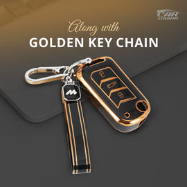 TPU Car Key Cover Fit for Mahindra New Scorpio-N | XUV 700 | New Thar | Xuv-300 | Scorpio | Bolero Flip Key