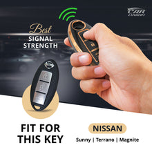 Load image into Gallery viewer, TPU Car Key Cover Fit for Nissan Sunny | Terrano | Magnite Smart Key