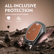 Load image into Gallery viewer, Zinc Alloy Metal Soft Silicon Key Case for Renault Duster | Nissan Terrano 2 Button Key