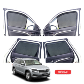 Skoda Kodiaq Half Window Curtain/Car Sunshades - 4 Pieces