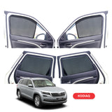 Skoda Kodiaq Half Window Curtain/Car Sunshades - 4 Pieces