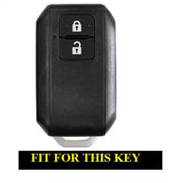 Load image into Gallery viewer, Metal Silicon Car Keycover for Maruti Suzuki 2 Button Smart Key
