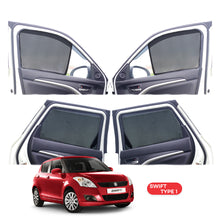 Load image into Gallery viewer, Maruti Suzuki Swift Half Window Curtain/Car Sunshades - 4 Pieces