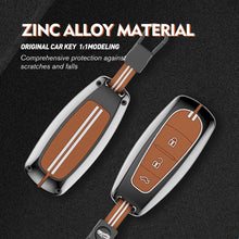 Load image into Gallery viewer, Zinc Alloy Metal Soft Silicon Key Case fo Maruti Suzuki Baleno | Vitara Brezza | Ignis | S-Cross | Ciaz 3 Button Smart Key (Copy)