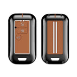 Zinc Alloy Metal Soft Silicon Key Case for  Maruti Suzuki Grand Vitara | Fronx | New Brezza | XL 6 | Ignis | Baleno | New Ertiga | Ignis | New Swift | New Dezire 3 Button Smart Key - TAN COLOR