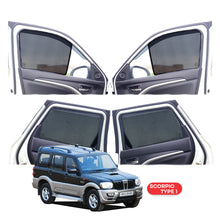 Load image into Gallery viewer, Mahindra Scorpio Half Window Curtain/Car Sunshades - 6 Pieces