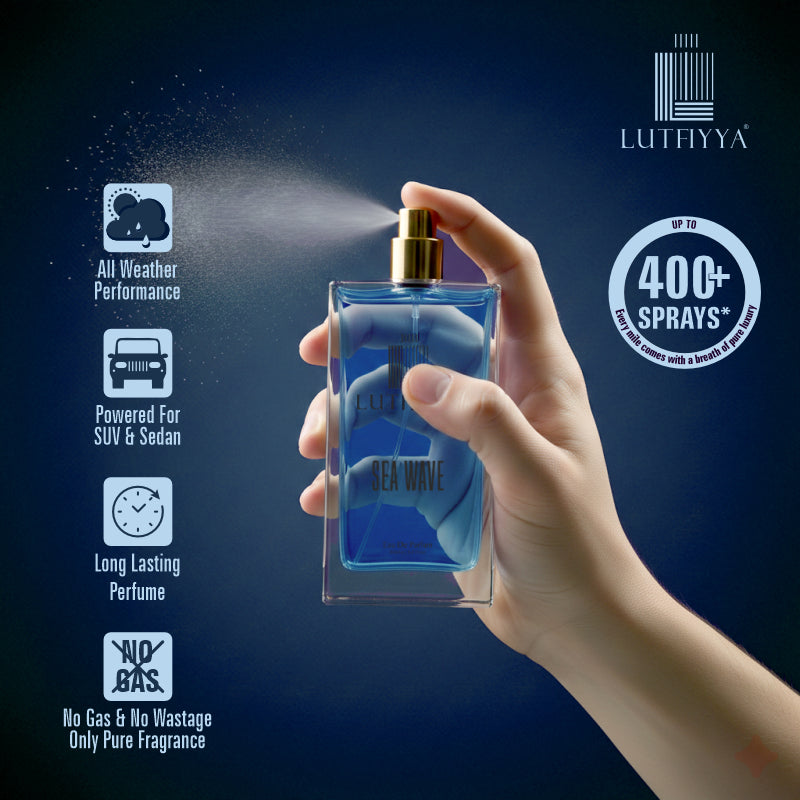 Lutfiyya Sea Wave Car Parfume Spray - 50 ML