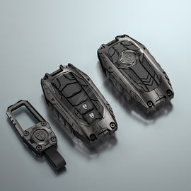 Premium Metal Black Transformer Series Soft Silicon Key Cover for TOYOTA 2 Button Smart Key