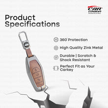 Load image into Gallery viewer, Metal Leather Key Case for Mahindra XUV - 500 Smart Key