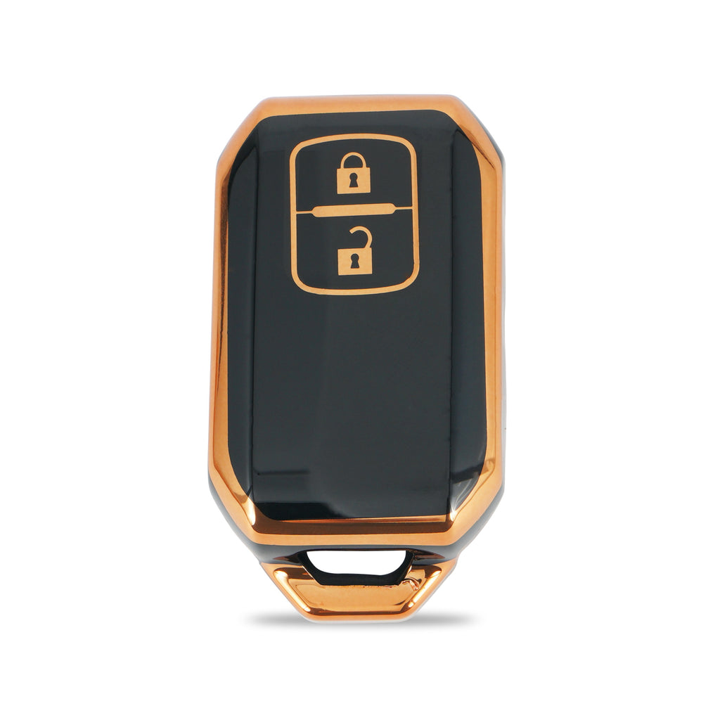 TPU Car Key Cover Fit for Toyota Rumion | Urban Cruiser | Hyryder | Glanza 2 Button Smart Key (T-04)