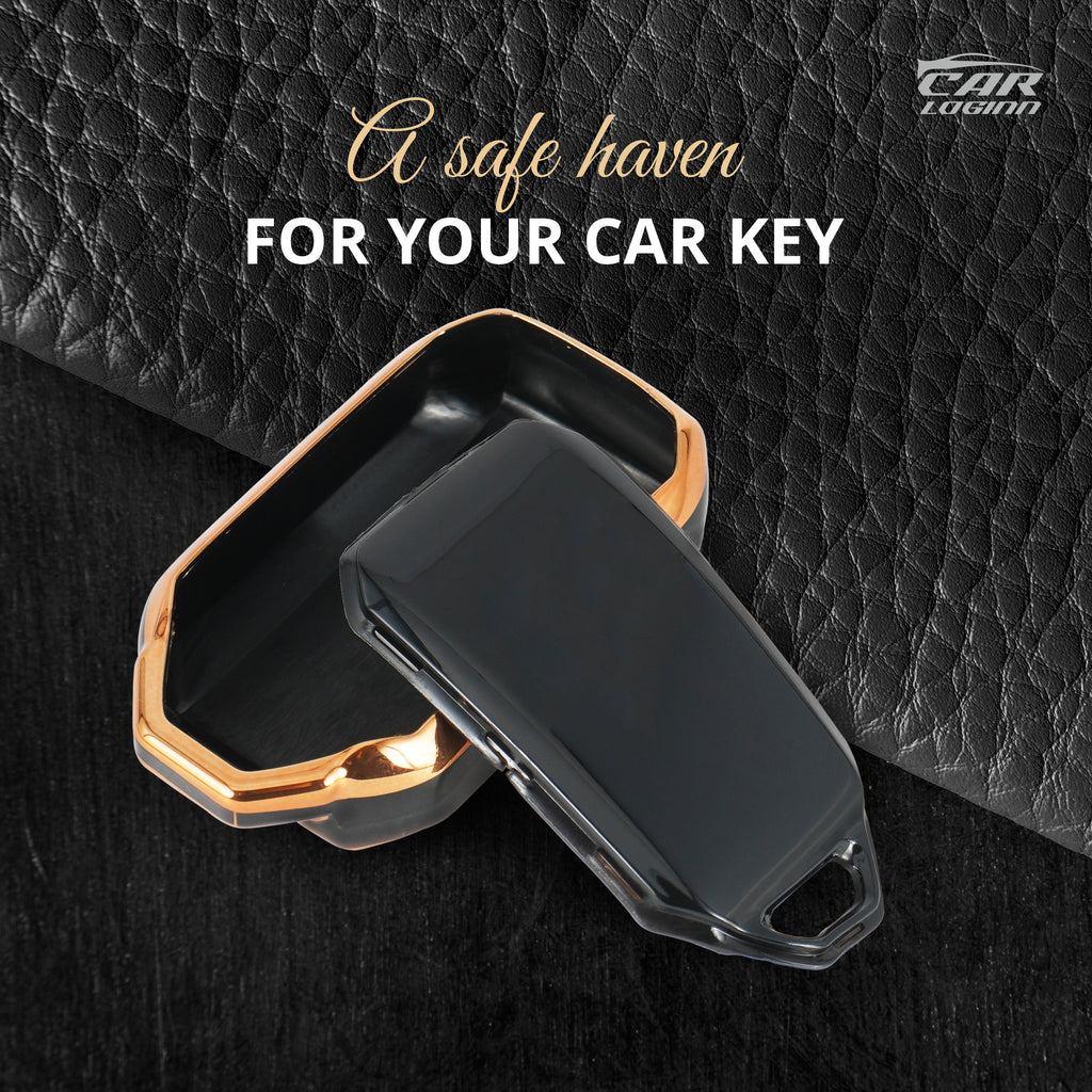 TPU Car Key Cover Fit for Maruti Suzuki Grand Vitara | Fronx | New Brezza | XL 6 | Baleno | New Ertiga | New Swift | New Dezire Smart Key