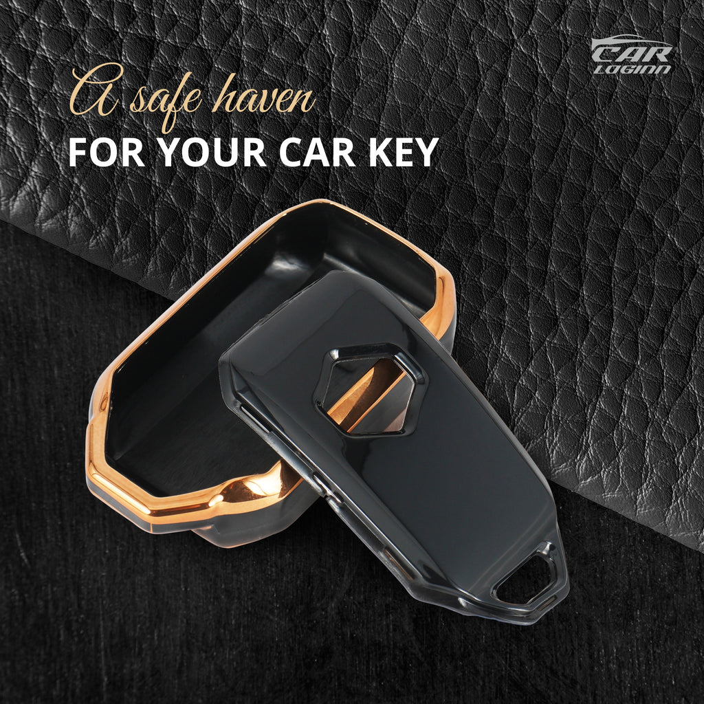 TPU Car Key Cover Fit for Maruti Suzuki Grand Vitara | Brezza | New Swift | New Dezire | New Ertiga | Baleno | Ignis Smart Key