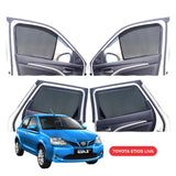 Toyota Etios Liva Half Window Curtain/Car Sunshades - 4 Pieces
