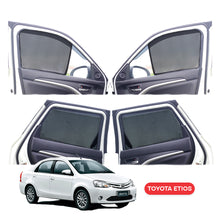 Load image into Gallery viewer, Toyota Etios Half Window Curtain/Car Sunshades - 4 Pieces