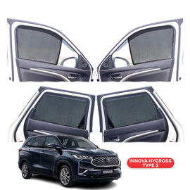 Toyota Innova Half Window Curtain/Car Sunshades - 6 Pieces