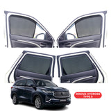 Toyota Innova Half Window Curtain/Car Sunshades - 6 Pieces