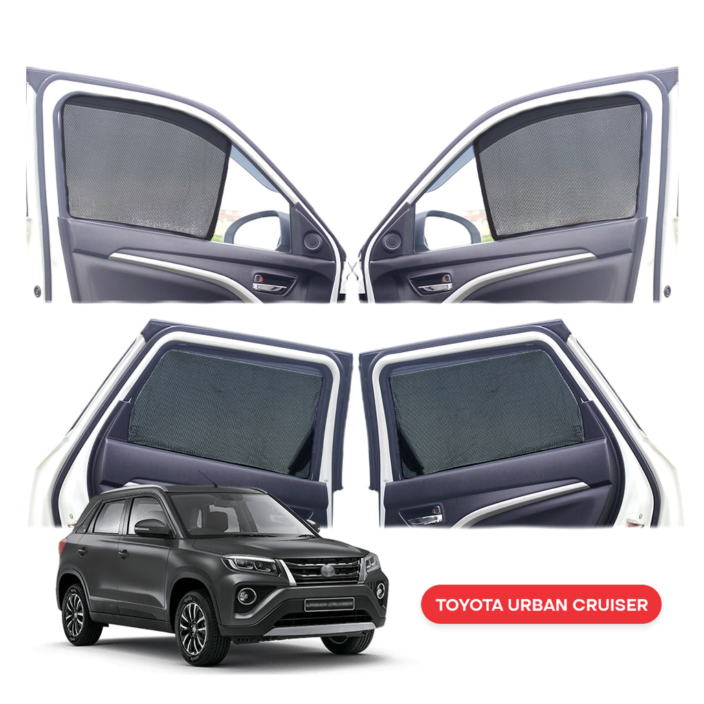 Toyota Urban Cruiser Half Window Curtain/Car Sunshades - 4 Pieces