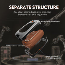 Load image into Gallery viewer, Zinc Alloy Metal Soft Silicon Key Case for Toyota Innova Crysta | Corolla Altis Flip Key