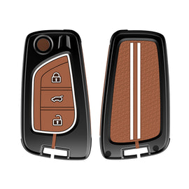 Zinc Alloy Metal Soft Silicon Key Case for Toyota Innova Crysta | Corolla Altis Flip Key