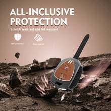 Load image into Gallery viewer, Zinc Alloy Metal Soft Silicon Key Case for Old Toyota Innova 2 Button Key