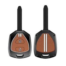 Zinc Alloy Metal Soft Silicon Key Case for Old Toyota Innova 2 Button Key