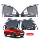 Tata Curve Half Window Curtain/Car Sunshades - 4 Pieces