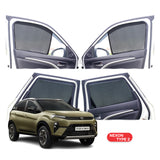Tata Nexon Half Window Curtain/Car Sunshades - 4 Pieces