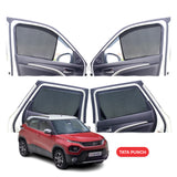 Tata Punch Half Window Curtain/Car Sunshades - 4 Pieces