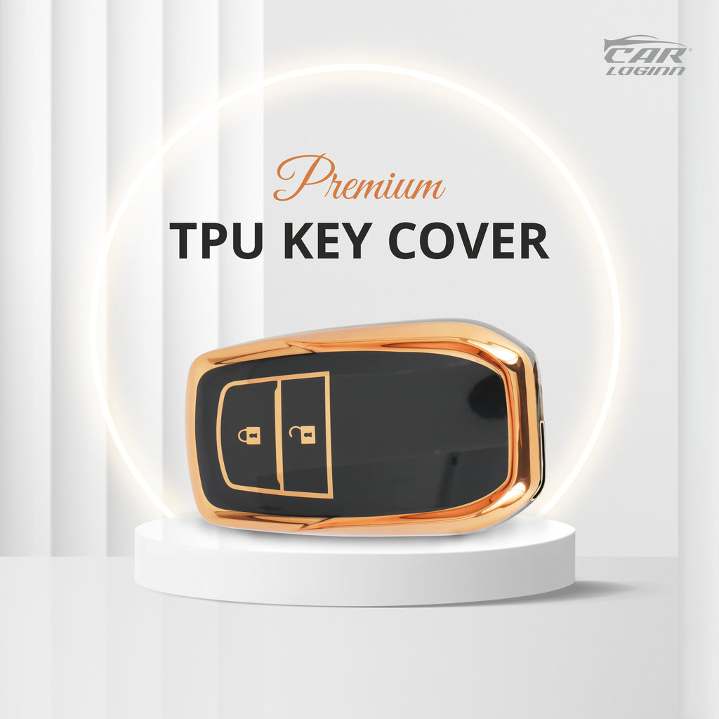 TPU Car Key Cover Fit for Toyota Innova Hycross | Fortuner | Innova Crysta Smart Key