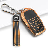 TPU Car Key Cover Fit for New Maruti Suzuki INVICTO (3 Button Smartkey)