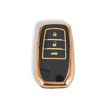 Load image into Gallery viewer, TPU Car Key Cover Fit for Toyota Fortuner | Legender | Innova Hycross | Innova Crysta Smart Key (3 Button)