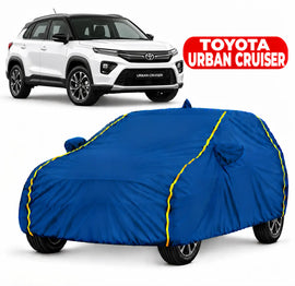 TOYOTA Urban Cruiser Car Body Cover | All Weather Resistant | Triple Stitched with Soft Cotton Lin| Side Mirror Pocket