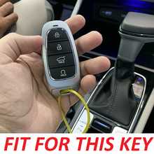 Load image into Gallery viewer, TPU Car Key Cover Fit for New Hyundai Tucson - 4 Button Smart Key
