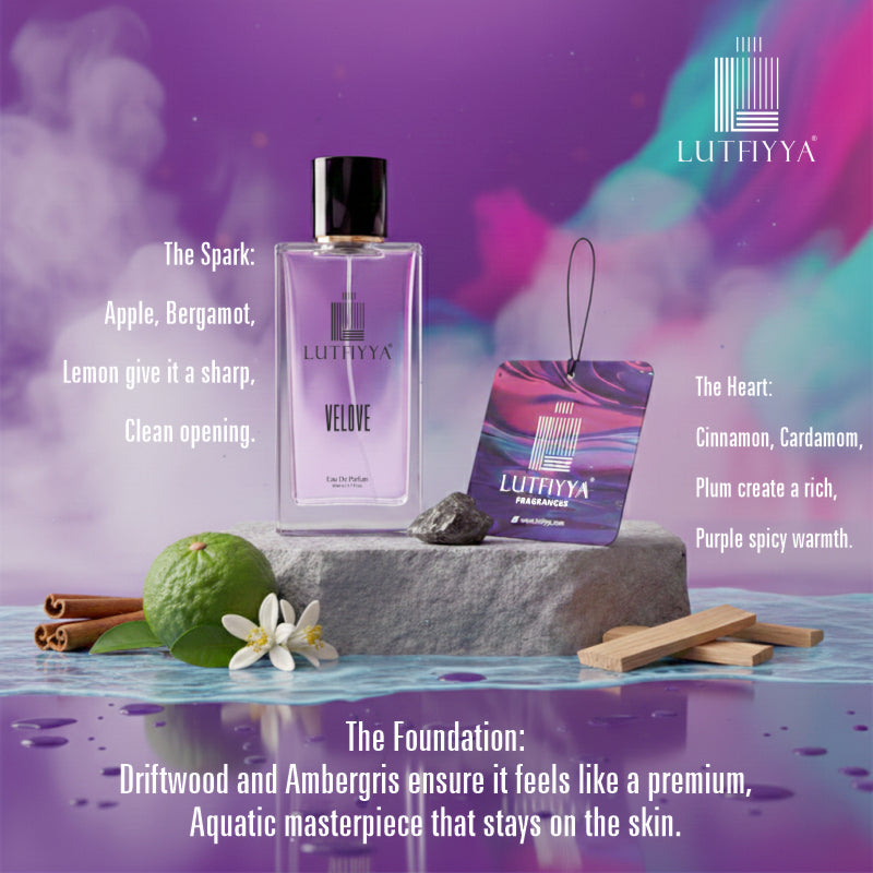 Lutfiyya Car Perfume Spray - 50 ML | Available in 6 Different Fragrances
