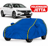 Volkswagen Jetta Car Body Cover | All Weather Resistant | Triple Stitched with Soft Cotton Lining | Side Mirror Pocket