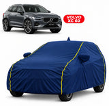 Volvo XC 60 Car Body Cover | All Weather Resistant | Triple Stitched with Soft Cotton Lining | Side Mirror Pocket (JUNGLE VALVET)