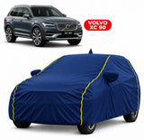 Volvo XC 90 Car Body Cover | All Weather Resistant | Triple Stitched with Soft Cotton Lining | Side Mirror Pocket (JUNGLE VALVET)