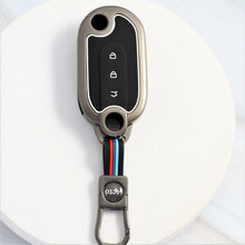 Load image into Gallery viewer, Metal Silicon Key Cover Fit for MG Comet EV Electric 3 Button Flip Key (Base VARIENT)