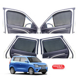 Maruti Suzuki WagonR Half Window Curtain/Car Sunshades - 4 Pieces