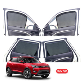 Mahindra XUV 300 Half Window Curtain/Car Sunshades - 4 Pieces