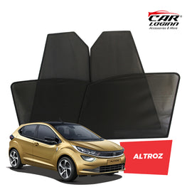 Tata Altroz Magnetic Window Curtain/Car Sunshades - 4 Pieces