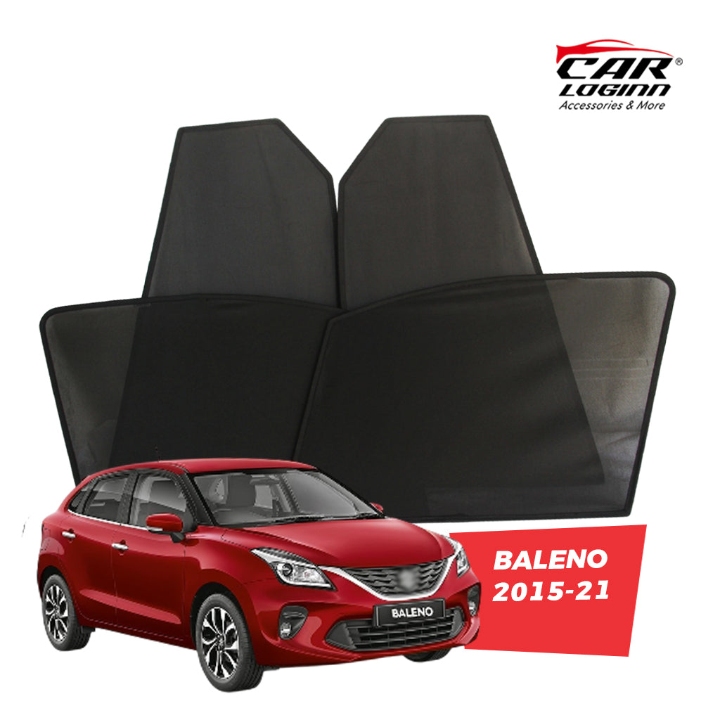 Maruti Suzuki Baleno Magnetic Window Curtain/Car Sunshades - 4 Pieces