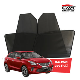 Maruti Suzuki Baleno Magnetic Window Curtain/Car Sunshades - 4 Pieces